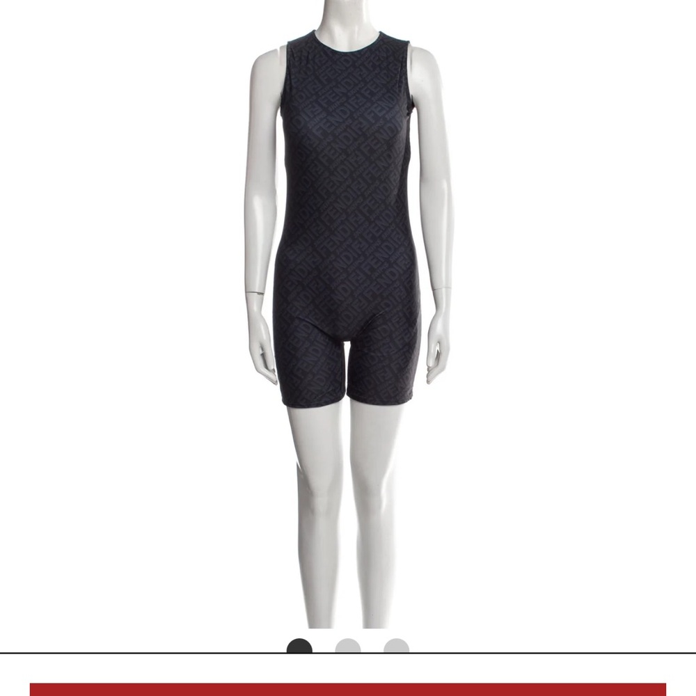 Skims Fendi Jumpsuit (Blackish Grey)